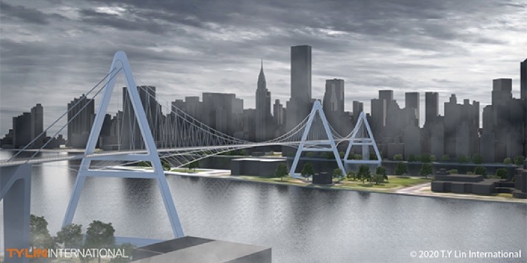Queens Ribbon bridge concept art