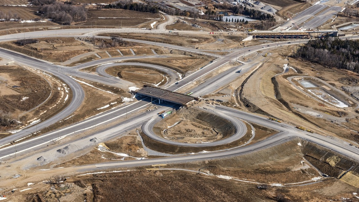 Extension of the 407 East Highway in Ontario