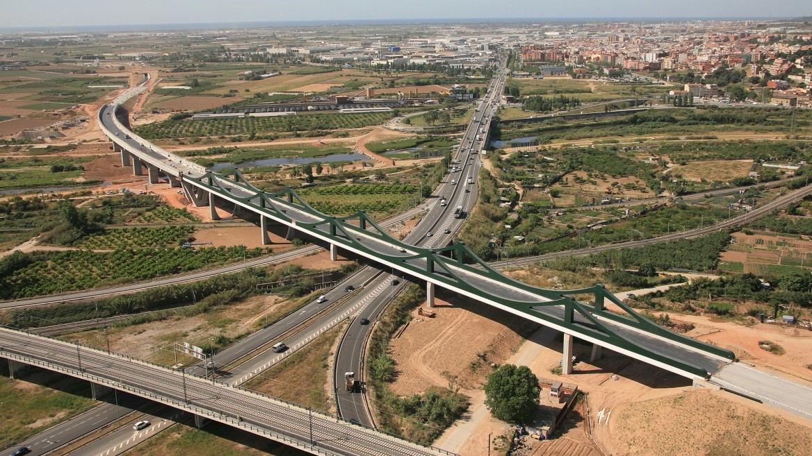 French Border HSR Line Barcelona Spain