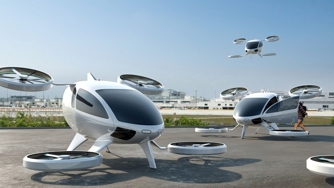 Fleet of electric vertical take off and landing aircraft