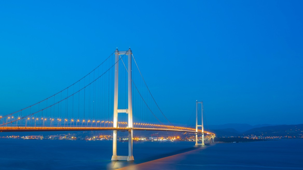 Izmit Bay Bridge Turkey