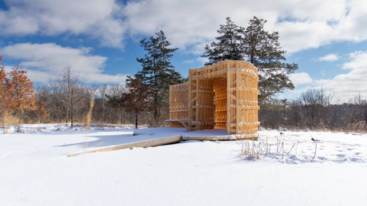 Robotically Fabricated Timber Pavilion