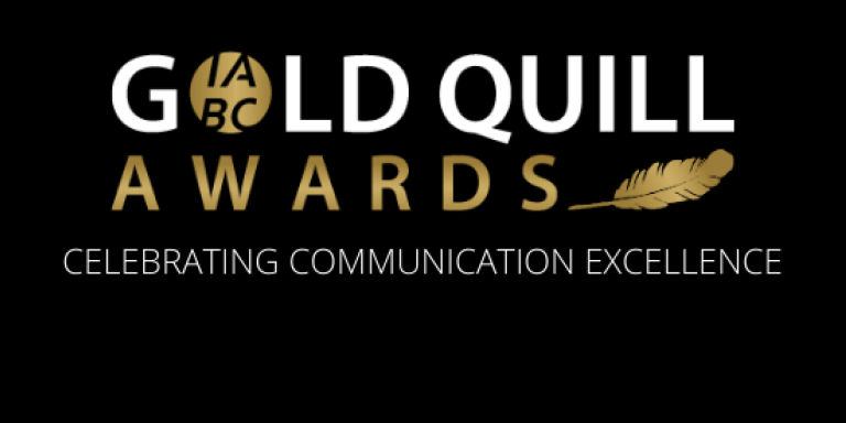 Gold Quill Award Banner